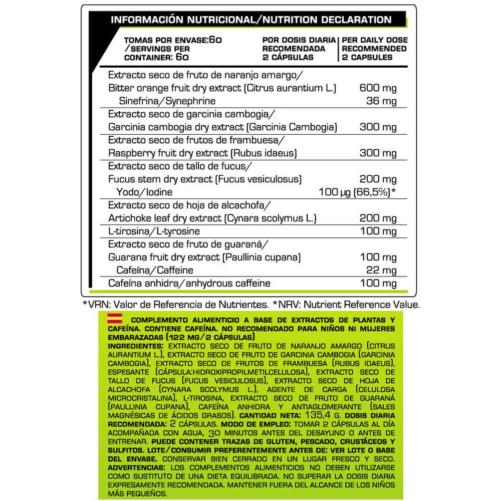 Información nutricional