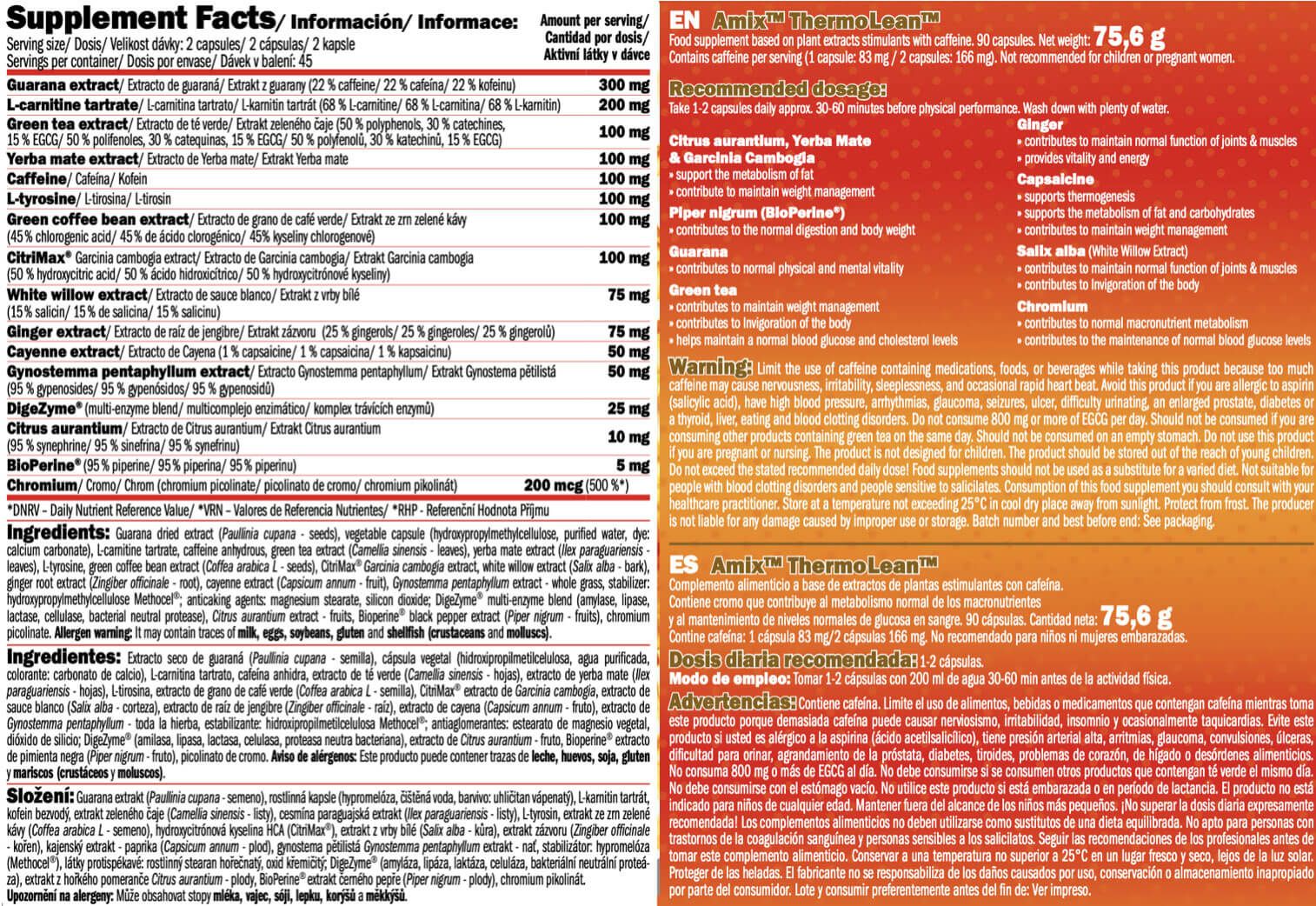 Información nutricional
