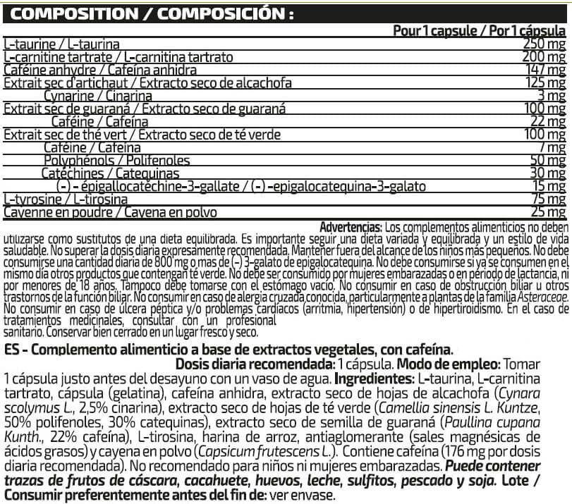 Información nutricional