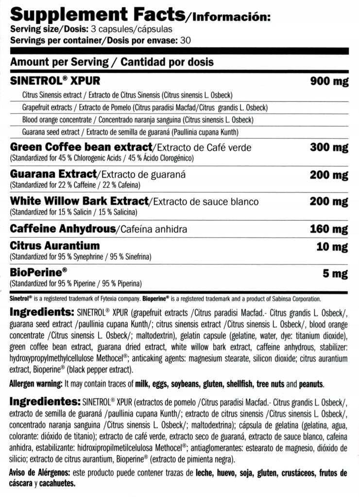 Información nutricional