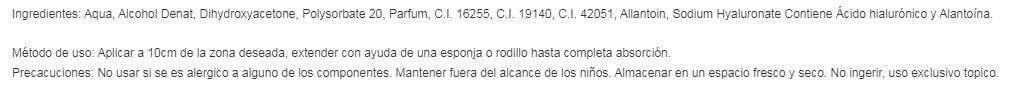 Información nutricional