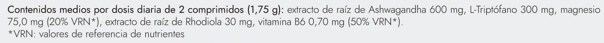 Información nutricional