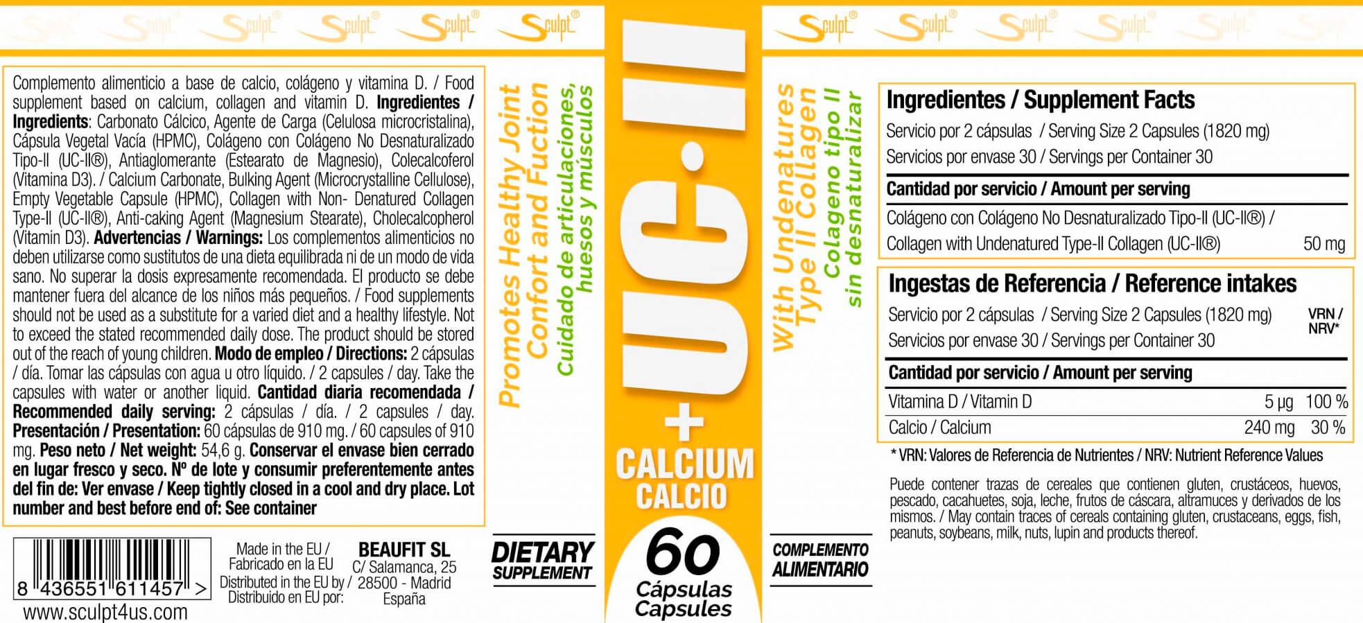 Información nutricional