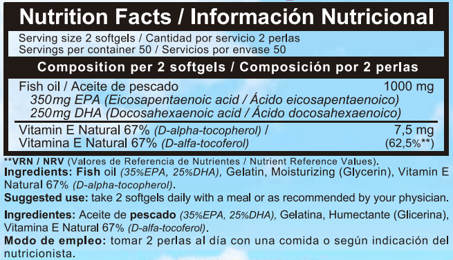 Información nutricional