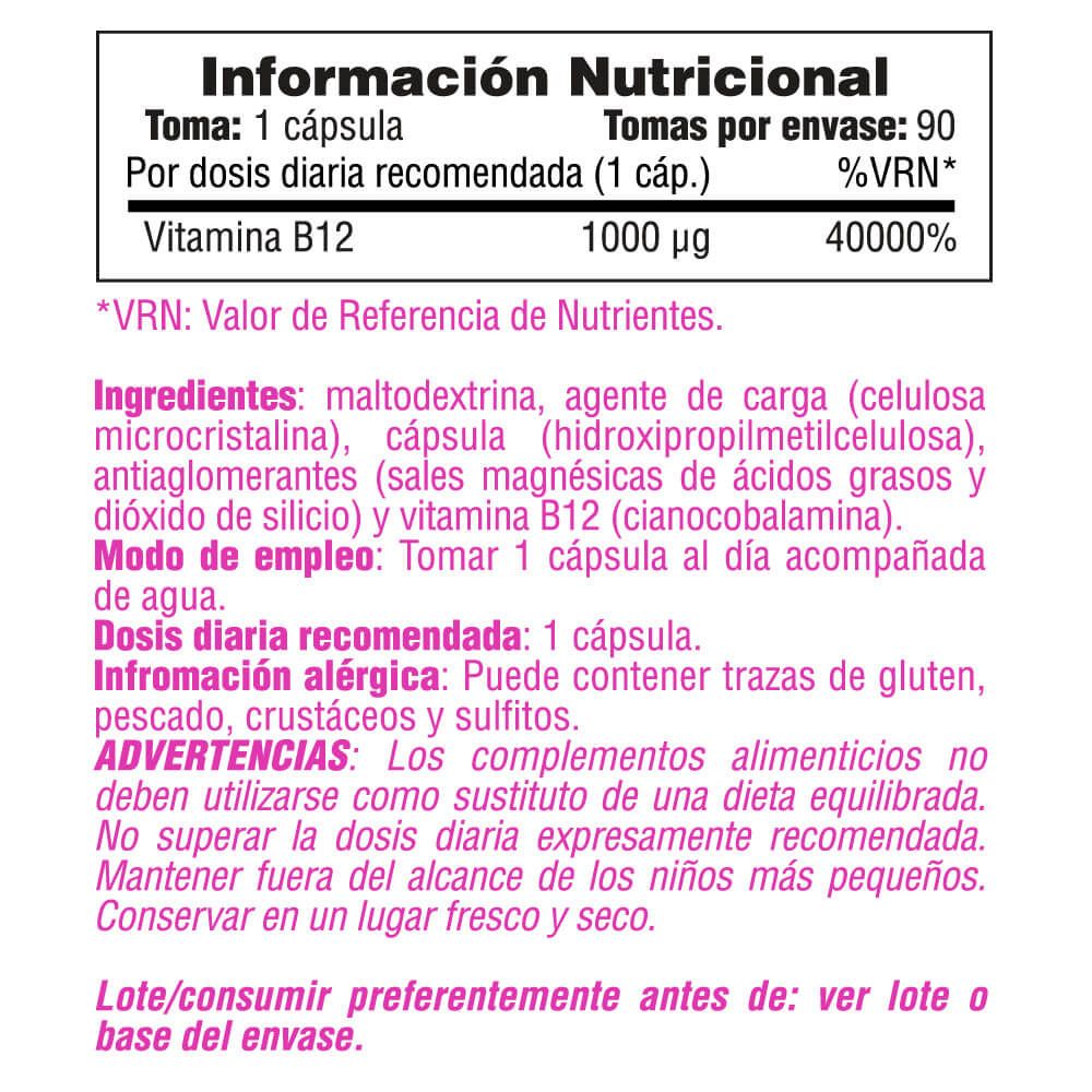 Información nutricional