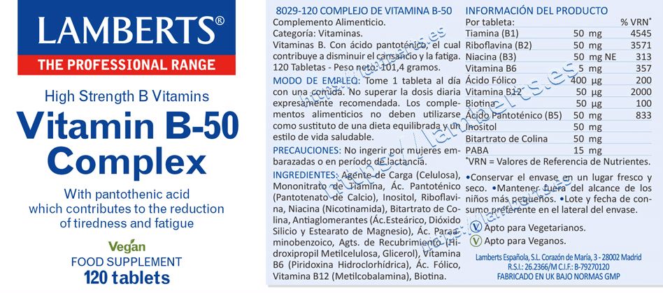 Información nutricional