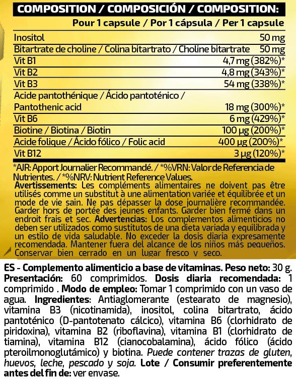 Información nutricional