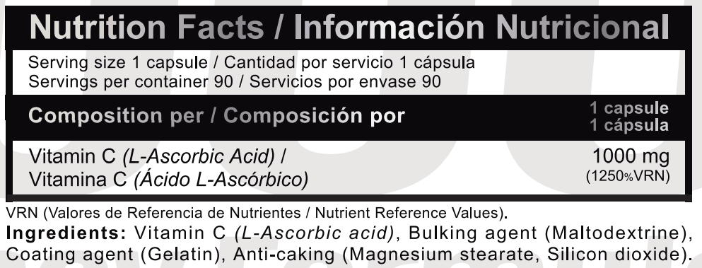 Información nutricional