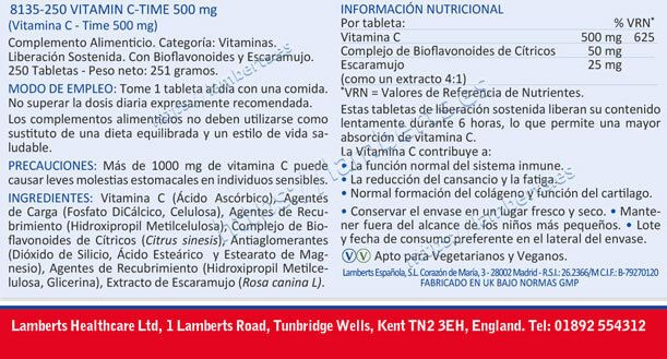 Información nutricional