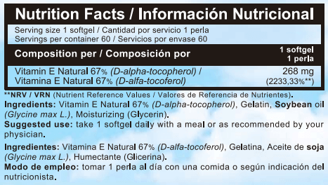 Información nutricional