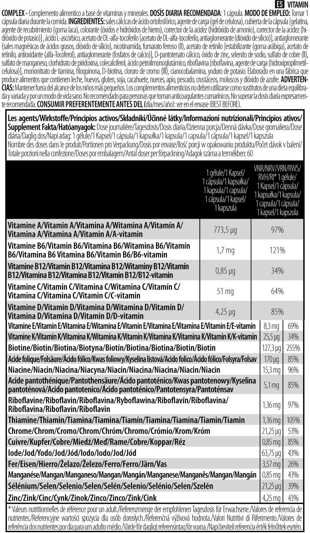 Información nutricional