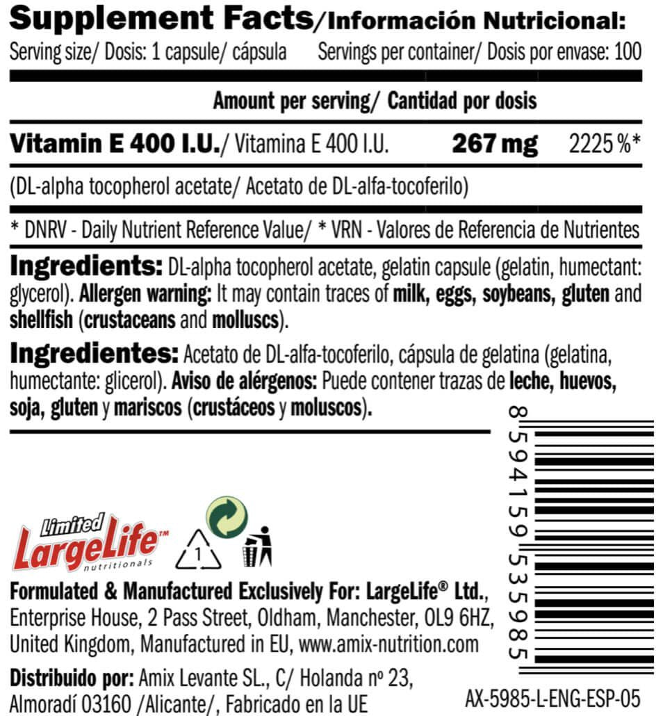 Información nutricional
