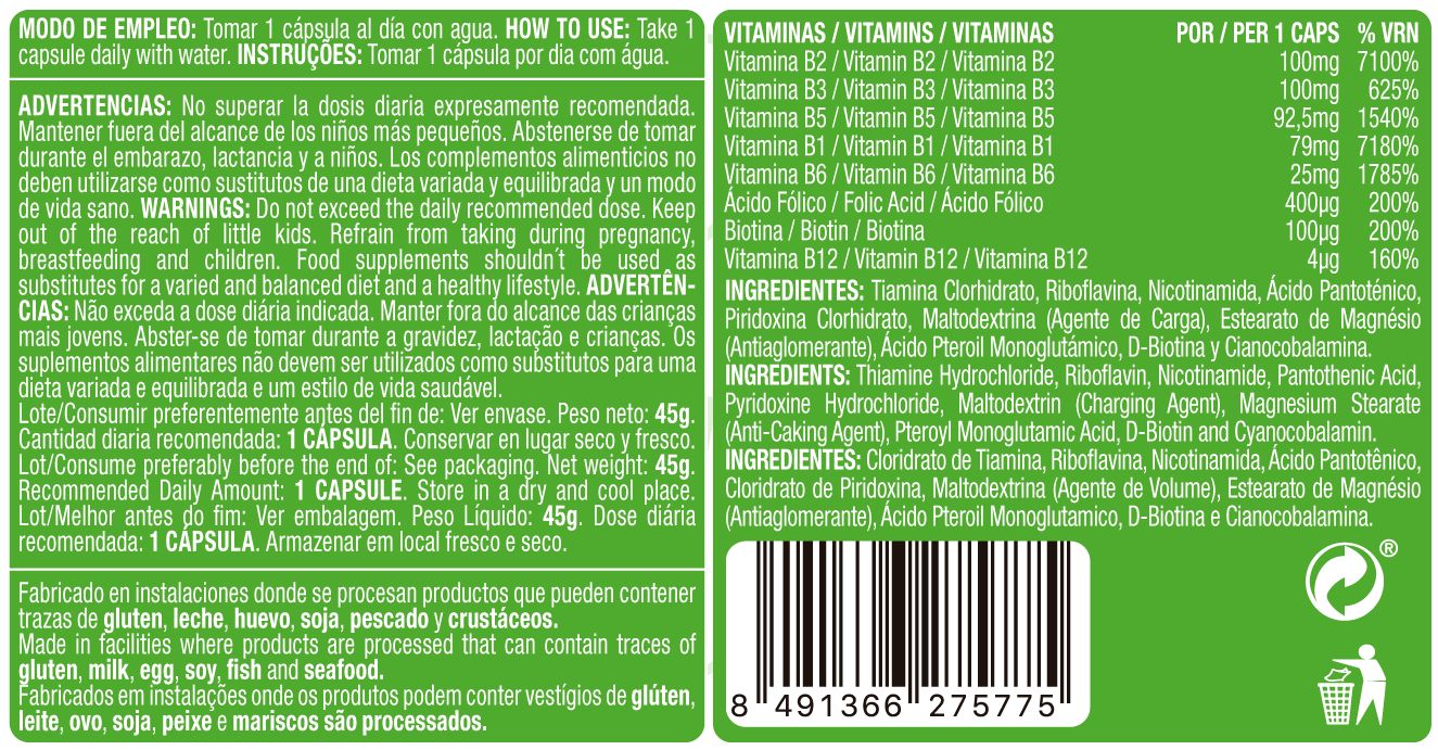 Información nutricional