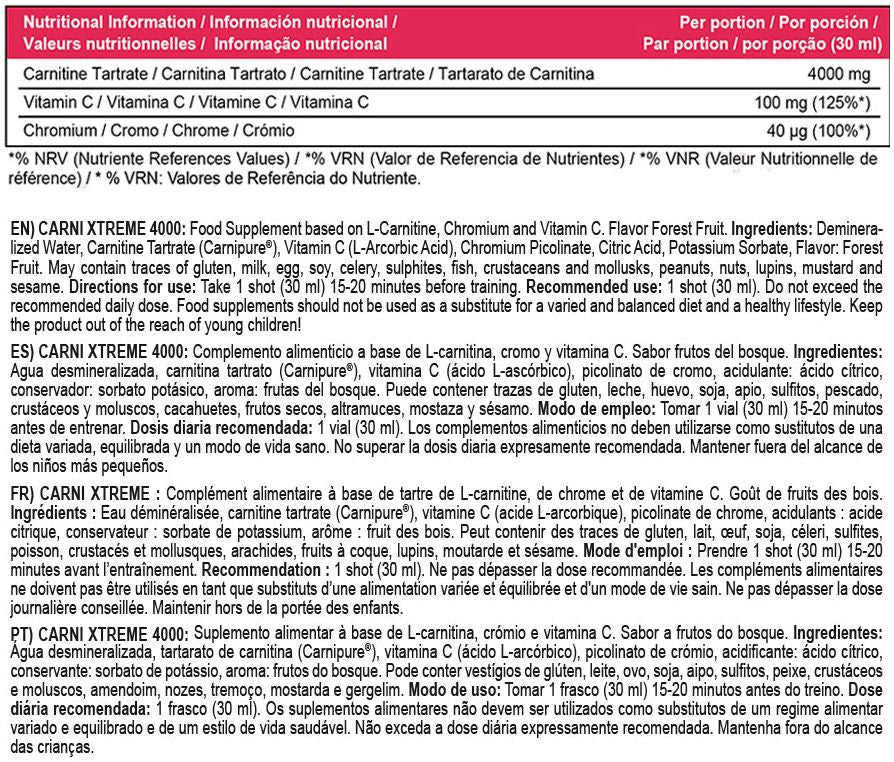 Información nutricional