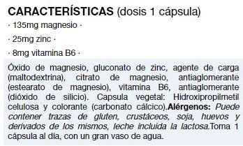 Información nutricional