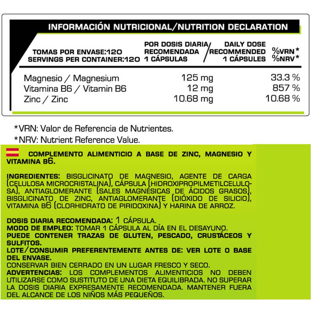 Información nutricional