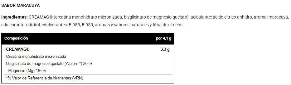 Información nutricional