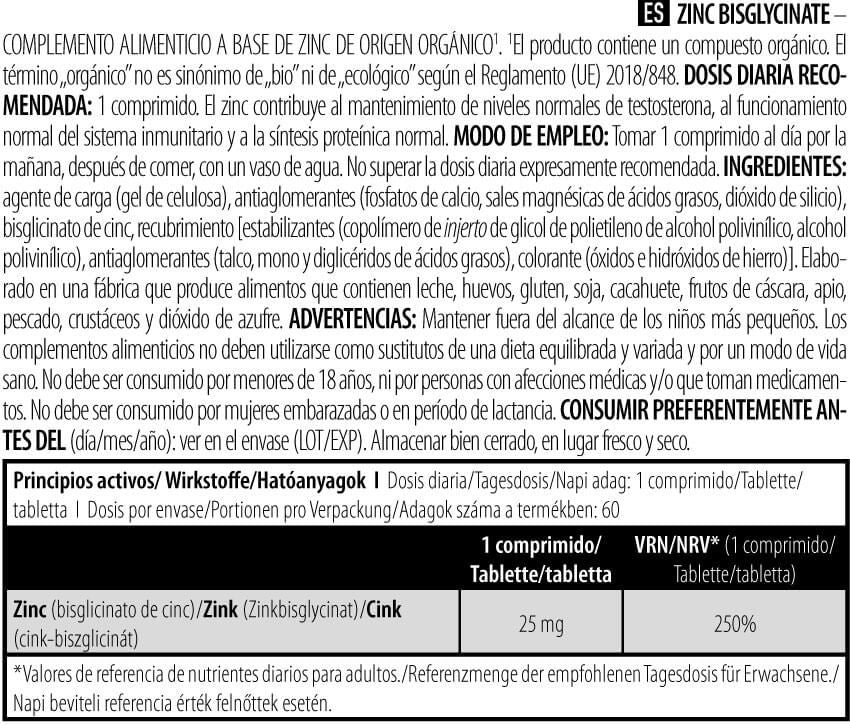 Información nutricional
