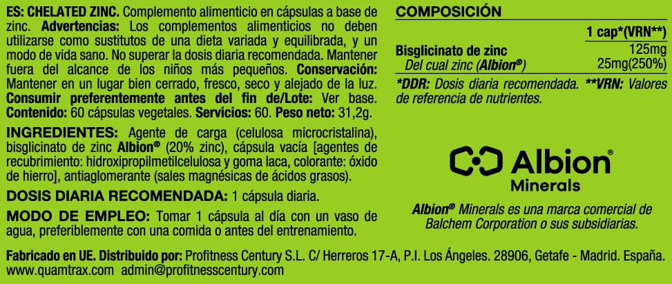 Información nutricional