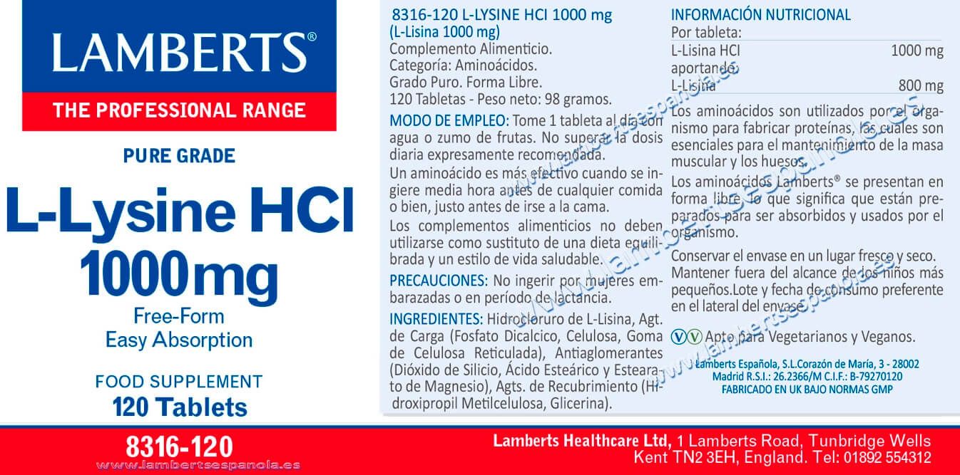 Información nutricional