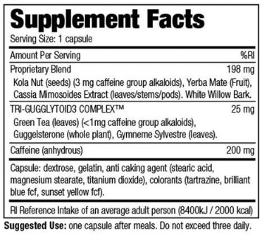 Información nutricional