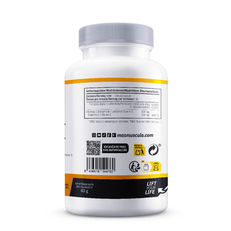 Vitamine C liposomale 800mg de Masmusculo Supplements - Masmusculo Supplements 2